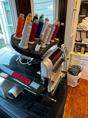 Melco Bravo 16 Embroidery Machine + Hoops, Hat Hoop - Nex-Tech Classifieds