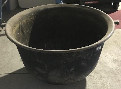 Large Antique Cast Iron Cauldron Pot 