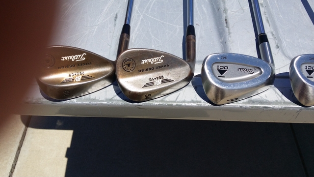 left handed vokey wedge set