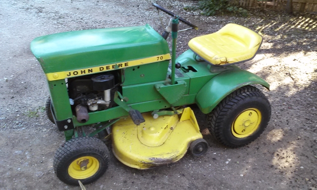 john deere 70 lawn tractor for sale