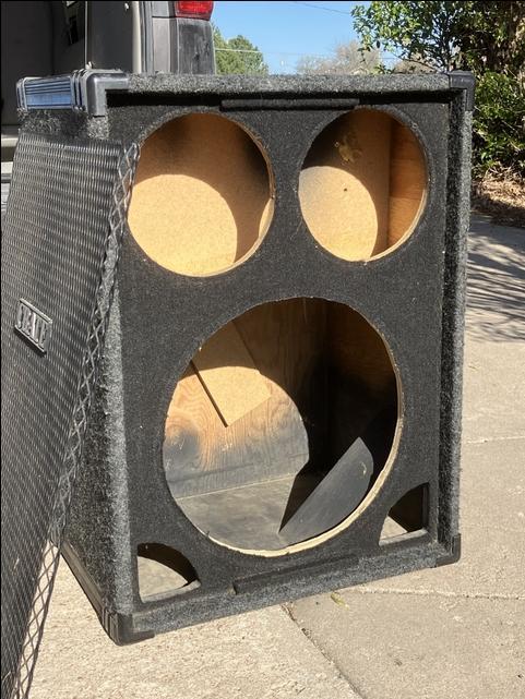 Crate Bass Speaker Cabinet Empty For