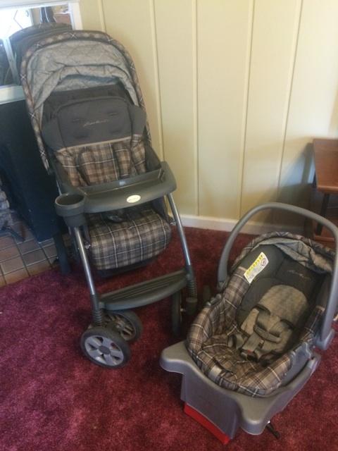 camo car seat and stroller combo