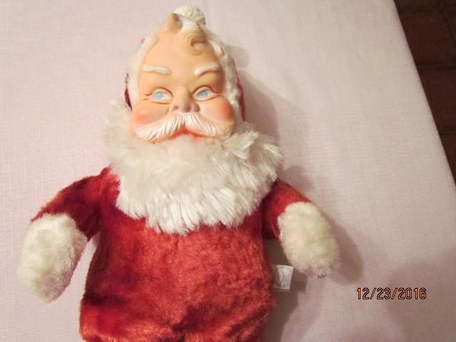 old stuffed santa claus