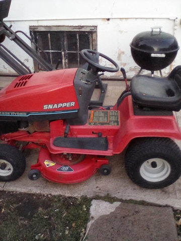 SNAPPER RIDER MOWER 550. Nex Tech Classifieds