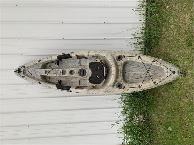 Ozark Trail 10' Sit-on-top Angler Kayak Gray Swirl