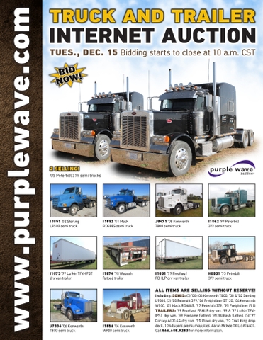 December 15 truck and trailer auction - Nex-Tech Classifieds