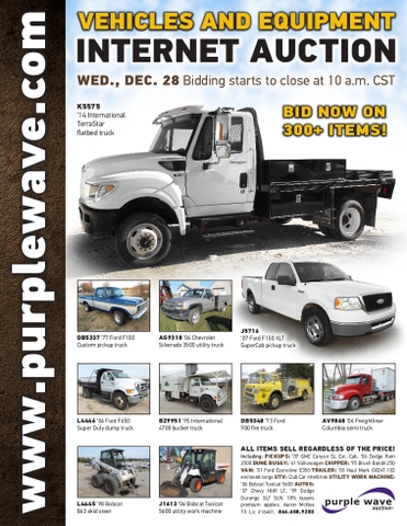 December 28 Vehicles And Equipment Auction - Nex-Tech Classifieds