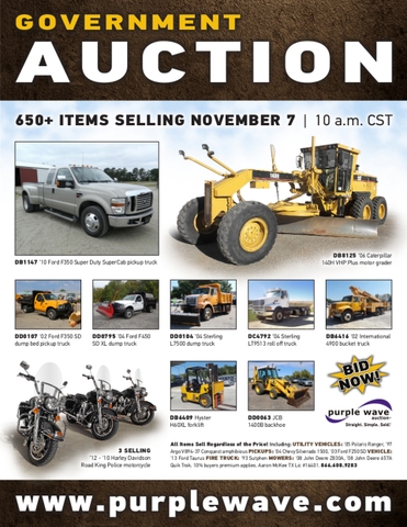 November 7 Government Auction - Nex-Tech Classifieds