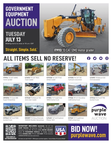 July 13 Government Auction - Nex-Tech Classifieds