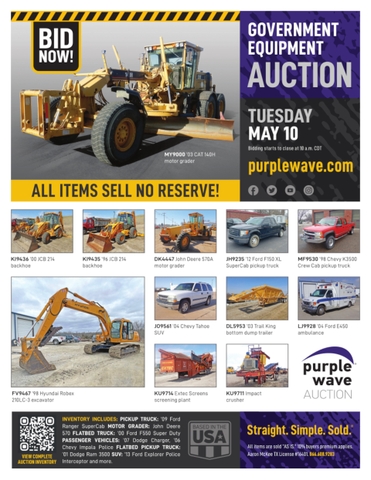 May 10 Government Auction - Nex-Tech Classifieds