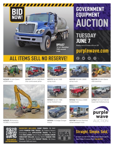 June 7 Government Auction - Nex-Tech Classifieds