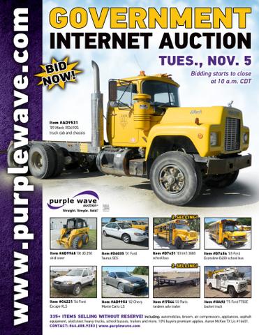 November 5 Government Auction - Nex-Tech Classifieds