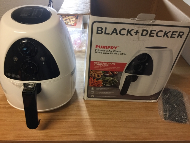 Black+decker Purifry 2-Liter Air Fryer White HF100WD