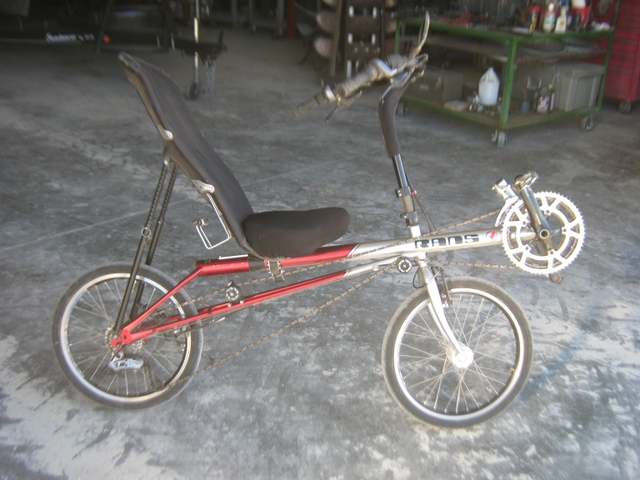 Rans rocket hot sale recumbent bike