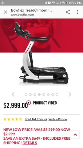 Bowflex treadclimber online 200