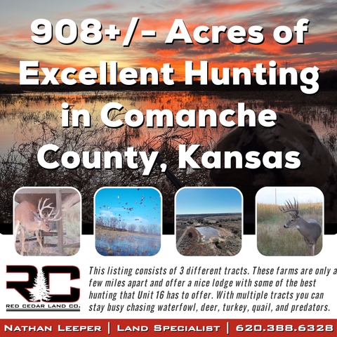 908+/- Acres of Excellent Hunting! - Nex-Tech Classifieds