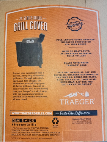 Traeger 22 clearance series grill cover