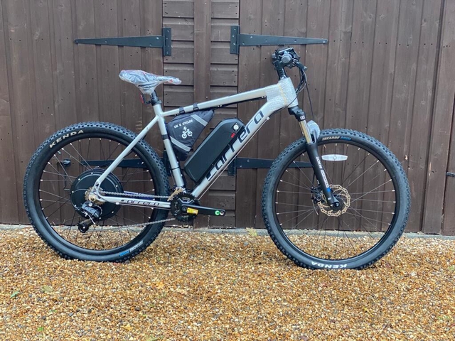 carrera vengeance hybrid bike
