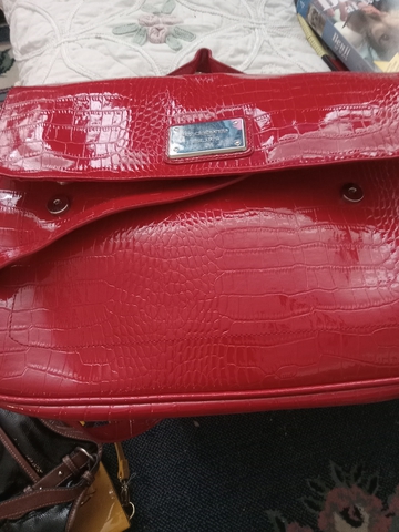 Liz claiborne red purse hot sale