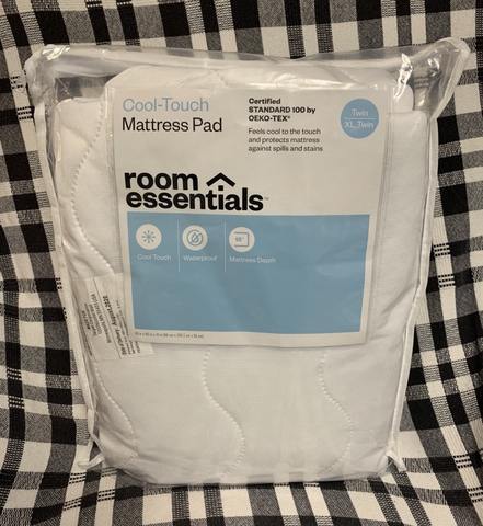 room essentials waterproof mattress pad