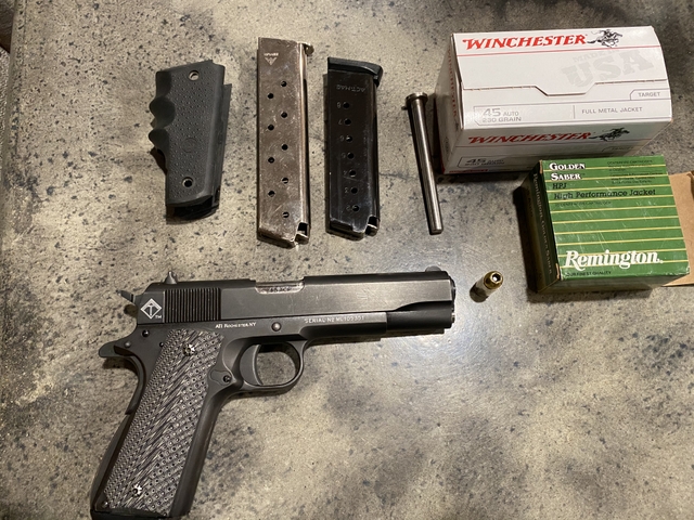 American Tactical 1911 45 Cal With Extras And Ammotrade Nex Tech Classifieds 0143