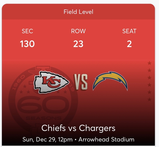 Chiefs vs Chargers - Nex-Tech Classifieds