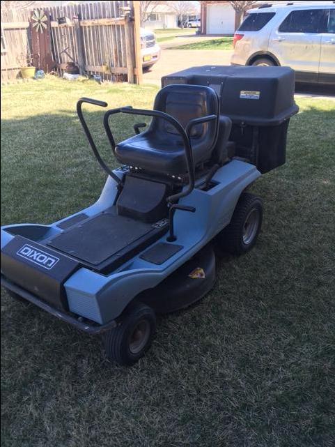 Dixon ride on mower for online sale