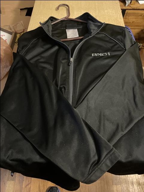 AND1 black zip up jacket - Nex-Tech Classifieds