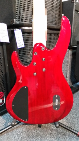 LTD/ESP B154 4 String Bass. Red Flame Top. Active Electronic - Nex 