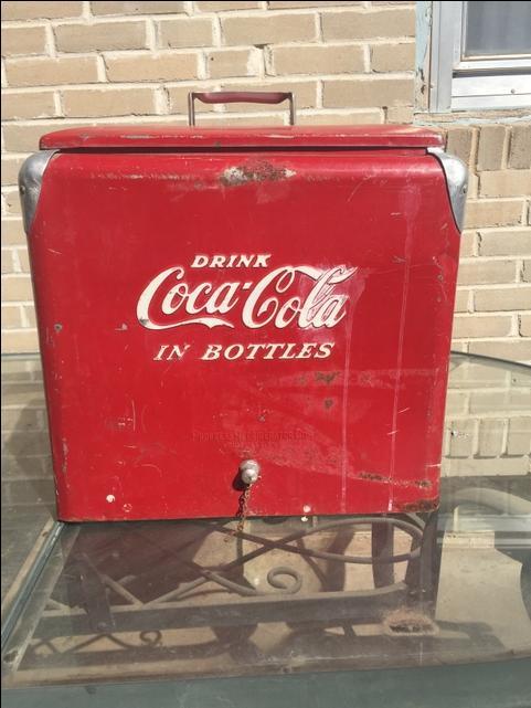 1950s coca cola cooler