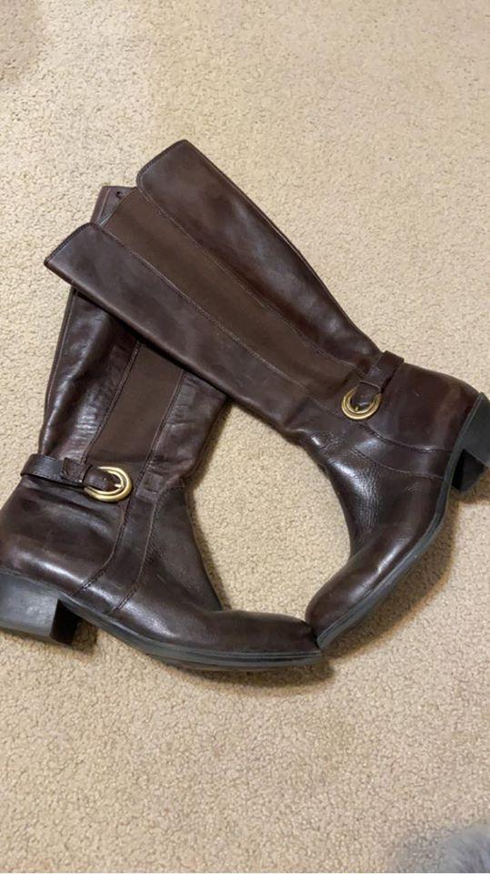 wide calf boots size 6.5