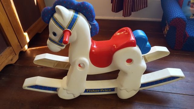 fisher price ride on horse vintage