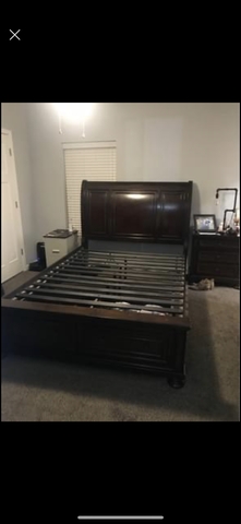 Sleigh bed frame with storage - Nex-Tech Classifieds