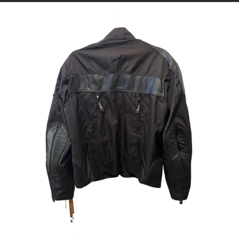 Xelement Mens Zip Up Black armour Motorcycle jacket sz L - Nex-Tech ...