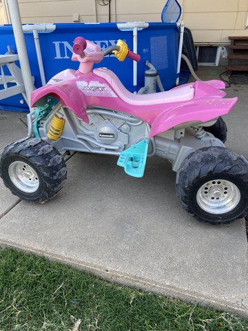 Pink four sales wheeler power wheels