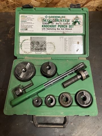 Greenlee knock out set - Nex-Tech Classifieds