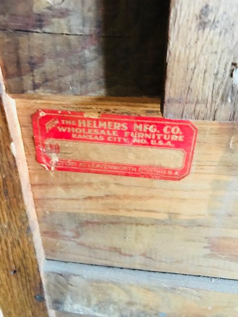 Beautiful Solid Oak Antique Dresser, Helmers Antique Dresser