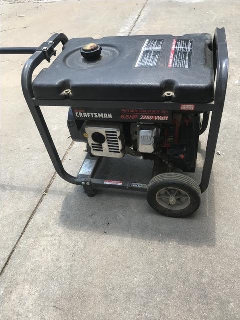 Sears 3250 watt generator - Nex-Tech Classifieds