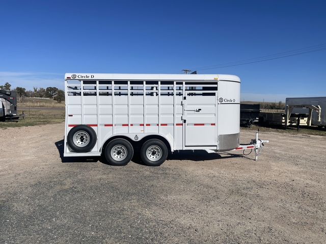 Tri Gate Building 2026 Circle D 16' BH Livestock Trailer #9611 - Nex-Tech Classifieds