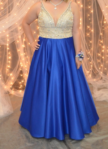 beautiful royal blue gowns