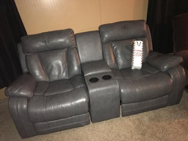 Grey Leather Couch Nex Tech Classifieds Contact Er