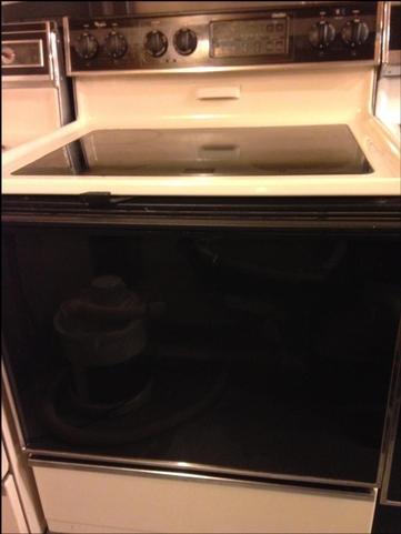 Bisque glass on sale top stove