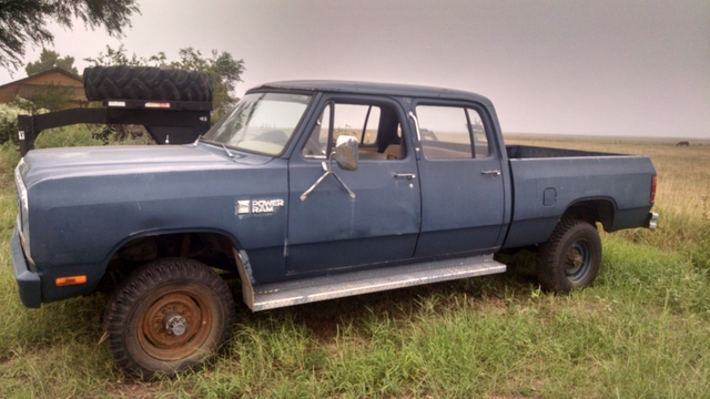 Sold 1981 Dodge W250 Custom Crew Cab