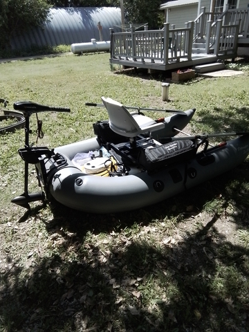 Inflatable Dave Scadden Pontoon boat/Float tube - Nex-Tech Classifieds