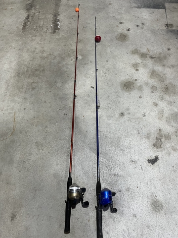 SOLD - (2) Fishing Rods and Reels