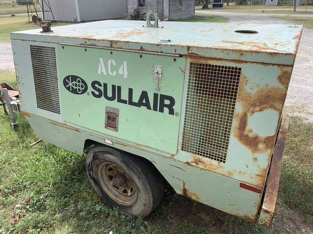 Sullair 185H diesel portable air compressor Deere engine - Nex-Tech ...