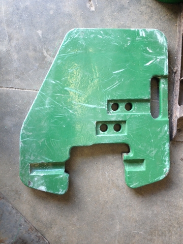 Front Suitcase Weight: R127764LS202, R58823 For John Deere