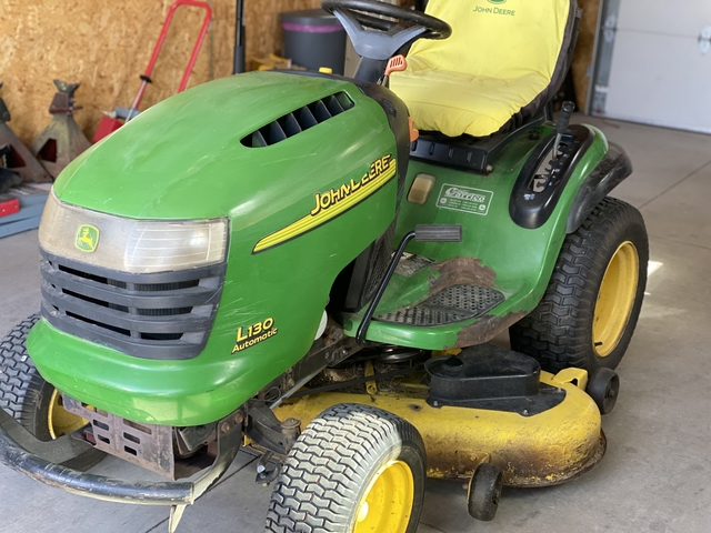 John deere l130 best sale mower deck for sale