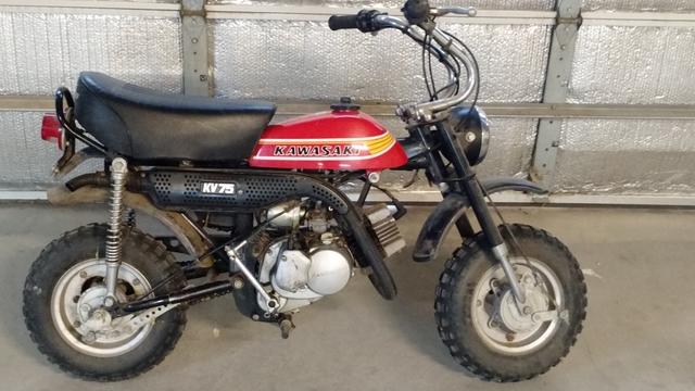 SOLD - Kawasaki KV-75 Minibike