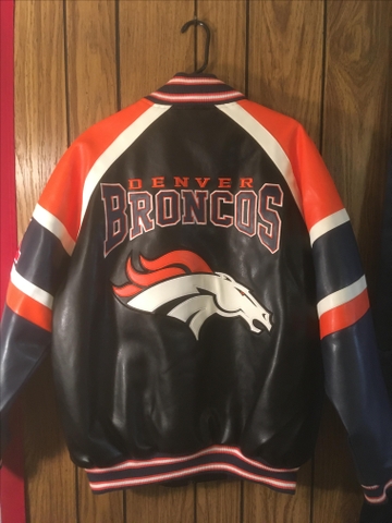 Men's Leather Denver Broncos Coat - Nex-Tech Classifieds